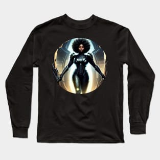 Black Beauty: Sci-Fi Style T-Shirt Long Sleeve T-Shirt